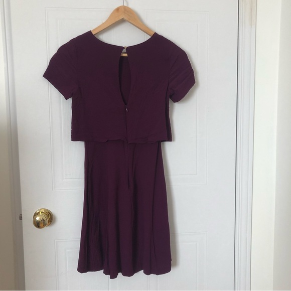 Dynamite Purple T-Shirt Dress - Picture 2 of 2